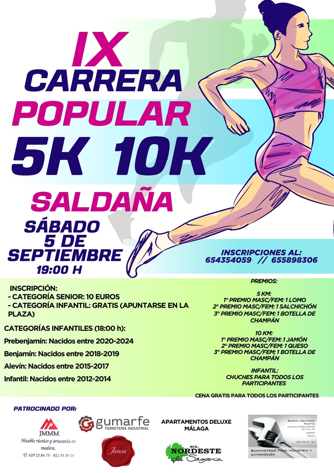 carrera popular Saldaña