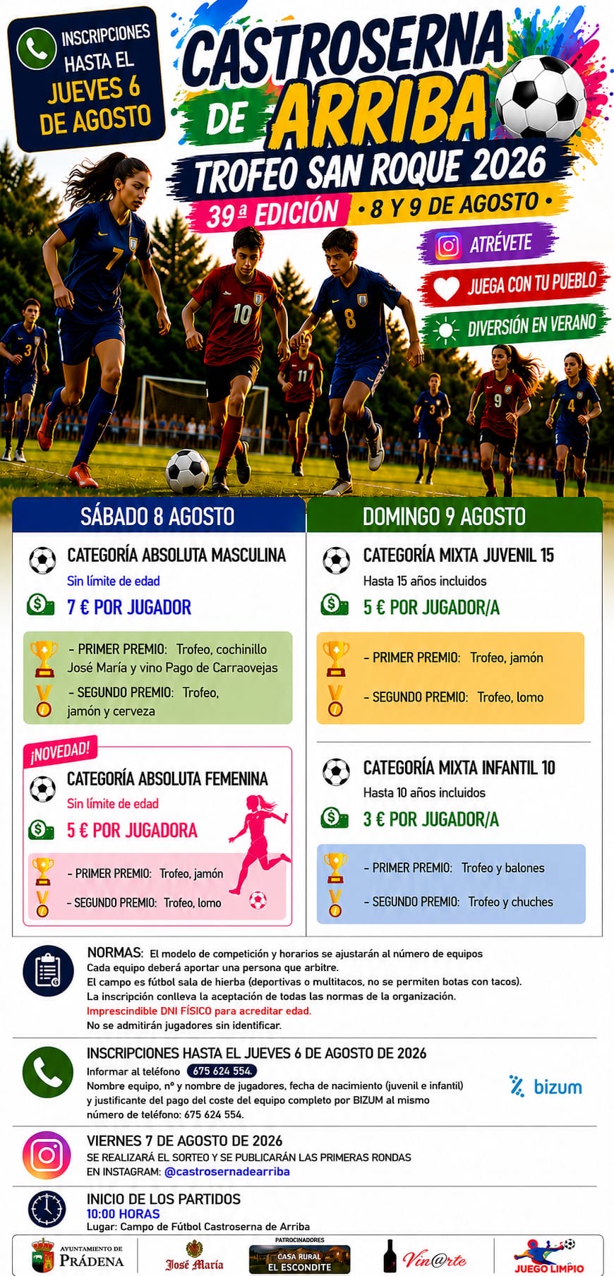 Trofeo san roque 8 y 9 agosto