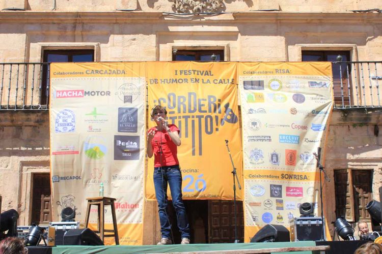 Actuación de la humorista Sara Vaquero en la edición de este año.
