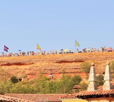 El eclipse desde Ayllón