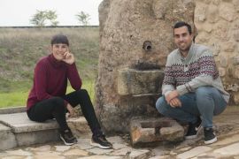 Tania y Enrique desarrollan sus prácticas en CODINSE, en Campo de San Pedro (Segovia).