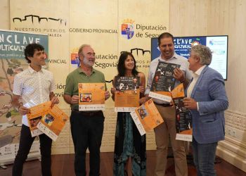 Imagen de la rueda de prensa de la presentación de Enclave Multicultural en la Diputación Provincial de Segovia/ FOTO: DIPUTACIÓN PROVINCIAL DE SEGOVIA.