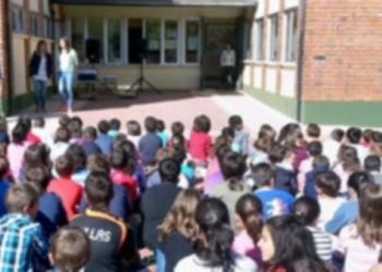 Colegio Riaza al inicio del curso escolar