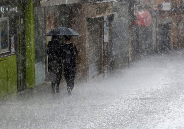 Lluvias torrenciales el pasado mes de mayo en Segovia