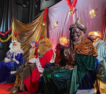 Recepción de Sus Majestades en San Pedro de Gaíllos