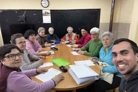 Participantes en el taller de Montejo de la Vega de la Serrezuela.