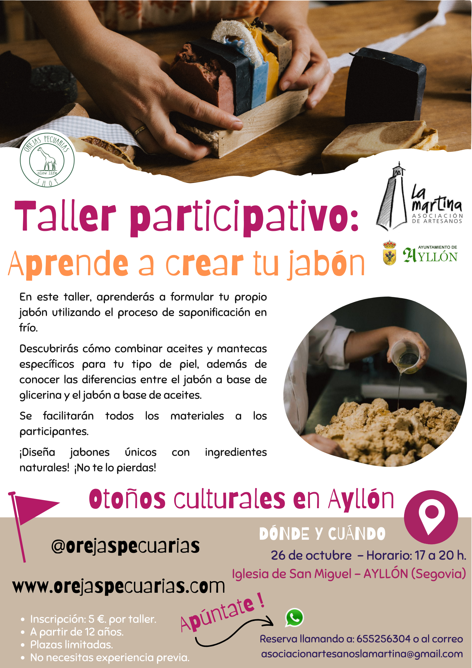 Talleres de artesanía en Ayllón