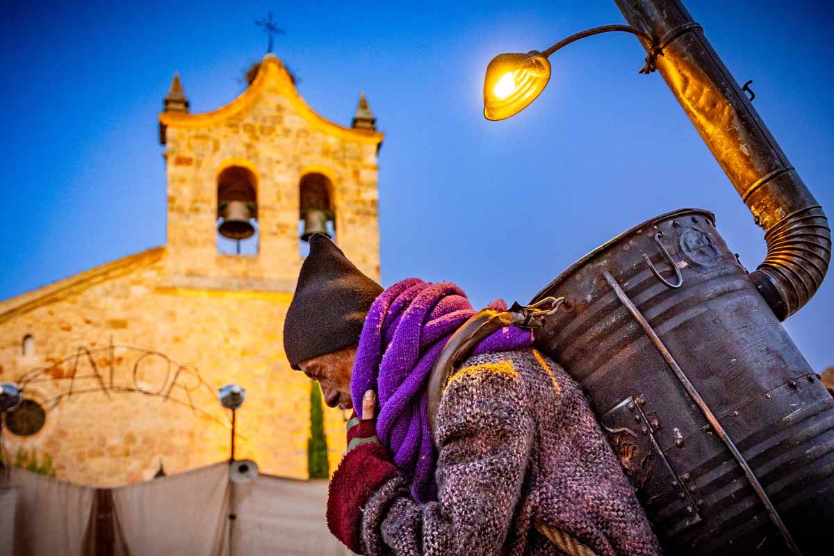 Jean Philippe Kikolas en Corral Ayllón. FOTO: ALBERTO GONZÁLEZ DE LA IGLESIA