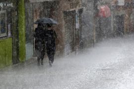 Lluvias torrenciales el pasado mes de mayo en Segovia