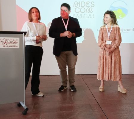 Los tres participantes del Nordeste: Elena Rodríguez, David Martín y Teresa Montejo