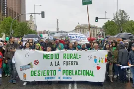 5 años han pasado de esta imagen, en la que miles de personas se manifestaron en la capital de España para en defensa del mundo rural.