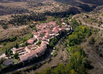 Vista aérea de Castrojimeno