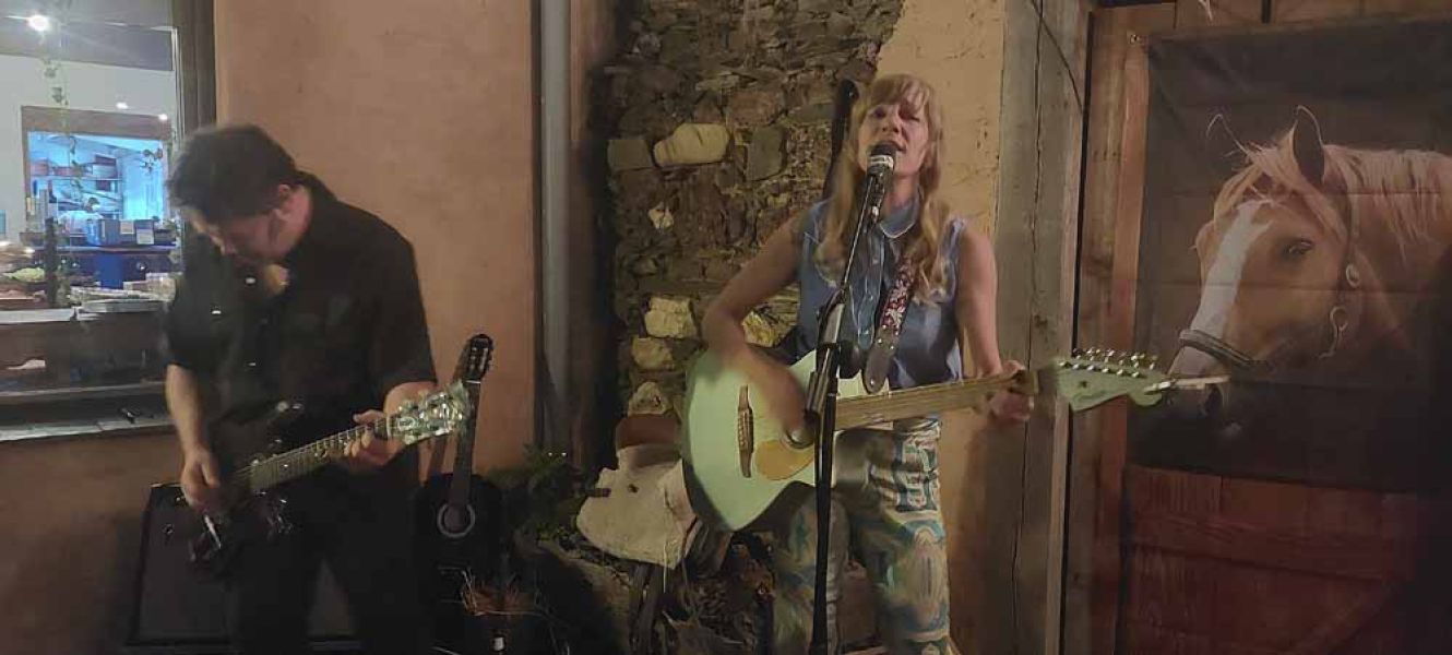 Momento del recital ofrecido por la canadiense Meghan Maike.